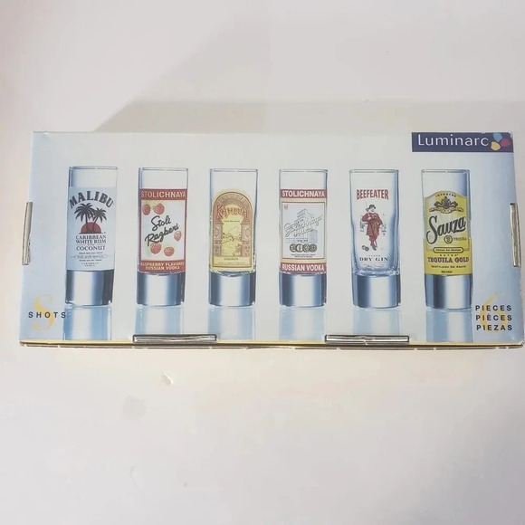 Luminarc set of 6 2oz Shooters,New  in Box. - Picture 4 of 5